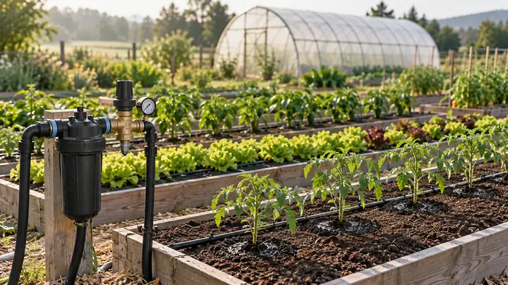Drip Irrigation for Vegetables, Containers and Small Farms — illustrative image