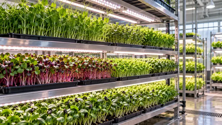 Micro Greens: How to Grow Microgreens, from Seeds to Harvest — illustrative image