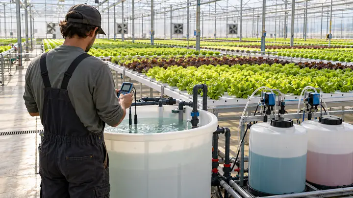 Hydroponic Nutrients Guide: Fertilizer, EC and pH by Crop — illustrative image