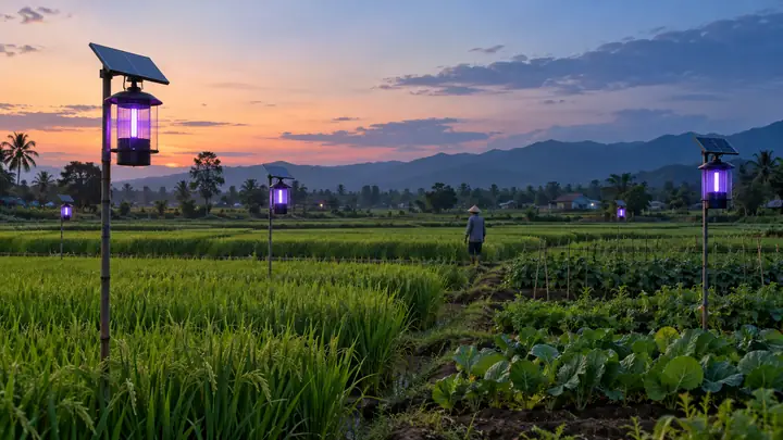 Insect Light Traps for Farms and Greenhouses: Types and Uses — illustrative image