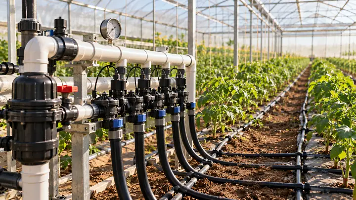 Irrigation Pipe, Fittings and Manifolds: Sizes and Materials — illustrative image