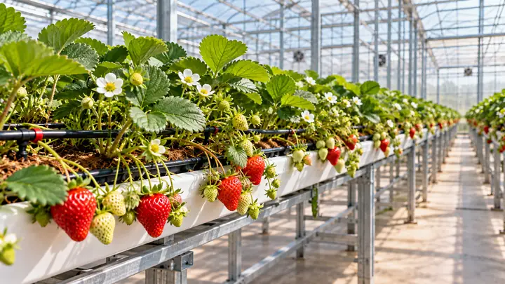 Strawberry Fertilizer, pH, Light and Pollination: A Plant Care Guide — illustrative image