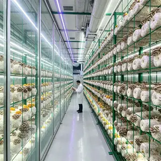 Prefabricated smart mushroom house