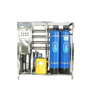 Industrial RO water treatment machine with PLC panel