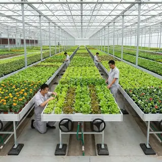 Galvanized wire-panel tidal seedling trays