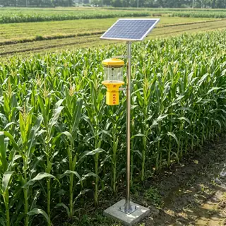Waterproof solar IoT mosquito zapper lamp