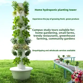 Column-type Space Tree hydroponic tower