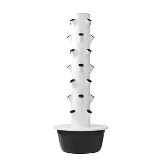 Space Tree multilayer hydroponic tower with vegetables