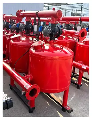 RO filtration system with sand, carbon and resin filters
