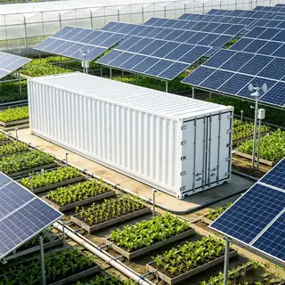 Turnkey climate-controlled container farm